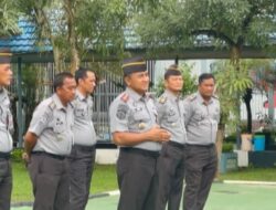Kalapas Narkotika Karang Intan Pimpin Apel dan Beri Pengarahan Kepada Warga Binaan