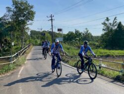 Pegawai Lapas Narkotika Karang Intan Gowes Bersama, Ciptakan Suasana Kerja Harmonis