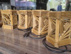 Lampu Hias Karya WBP Lapas Narkotika Karang Intan Tampilkan Estetika Dan Fungsi Dalam Satu Produk