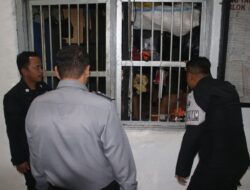 Wakarupam Lapas Banjarmasin Laksanakan Kontrol Blok Untuk Jaga Stabilitas
