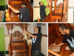 Warga Binaan Lapas Banjarmasin Rutin Bersihkan Masjid Sebagai Bentuk Pengabdian