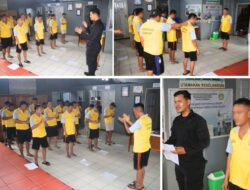 Warga Binaan Lapas Banjarmasin Latihan Yel-Yel Sambut Kunjungan Komisi XIII DPR RI