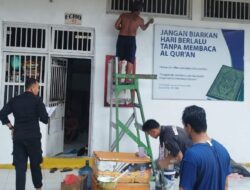 Warga Binaan Lapas Banjarmasin Inisiasi Pengecatan Ulang Blok Hunian