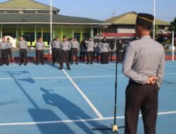 Lapas Banjarmasin Gelar Apel Pagi Bahas Kesiapan Sambut Komisi XIII DPR RI