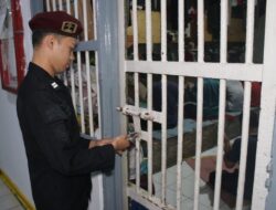 Lapas Banjarmasin Rutin Laksanakan Pemeriksaan Gembok Hunian Warga Binaan