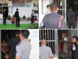 Lapas Banjarmasin Laksanakan Kontrol Keliling Sebagai Upaya Jaga Kamtib Blok Hunian