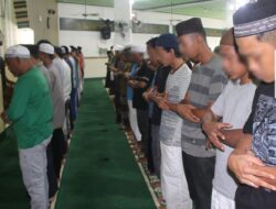 Lapas Banjarmasin Perkuat Pembinaan Spiritual Lewat Salat Dhuha Berjamaah