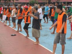 Lapas Banjarmasin Giatkan Senam Pagi sebagai Sarana Pembinaan Jasmani Warga Binaan