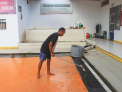 Lapas Banjarmasin Perkuat Pembinaan Karakter Melalui Program Kebersihan Blok Hunian