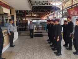 Apel Serah Terima Tugas Petugas Jaga Diperkuat Di Lapas Banjarmasin