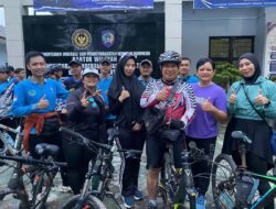 Lapas Banjarmasin Ambil Bagian Dalam Gowes Bareng Se-Banjar Raya