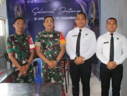 Babinsa Koramil Banjarmasin Barat Dukung Pengamanan Di Lapas Banjarmasin