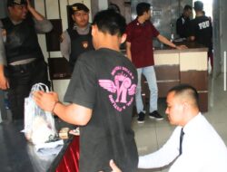 Personel Samapta Polsek Banjarmasin Barat Laksanakan Piket Pengamanan Di Lapas Banjarmasin