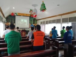 Lapas Banjarmasin Gelar Ibadah Rutin Bulanan Bagi Warga Binaan Kristen