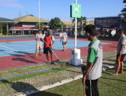Lapas Banjarmasin Rutin Laksanakan Aksi Bersih-Bersih Lingkungan