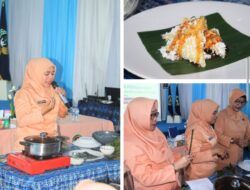 Dharma Wanita Lapas Banjarmasin Gelar Demo Memasak Kue Tradisional