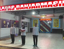 CPNS Lapas Banjarmasin Emban Tugas Pengibaran Dan Penurunan Bendera
