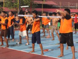 Warga Binaan Lapas Banjarmasin Ikuti Senam Pagi Untuk Jaga Kebugaran Dan Kesehatan