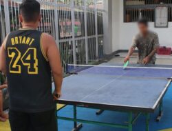 Warga Binaan Lapas Banjarmasin Manfaatkan Tenis Meja Sebagai Sarana Olahraga Dan Rekreasi