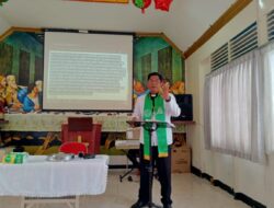 Warga Binaan Lapas Banjarmasin Kristiani Ikuti Ibadah Rutin Bulanan Dengan Khusyuk