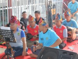 Suasana Haru Iringi Kunjungan Keluarga Warga Binaan Lapas Banjarmasin