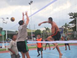 Warga Binaan Lapas Banjarmasin Antusias Ikuti Latihan Rutin Tim Voli Asteda