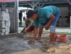 Warga Binaan Lapas Banjarmasin Terlibat Aktif Dalam Pembangunan Wartelsuspas