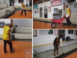 Lapas Banjarmasin Terapkan Pembinaan Disiplin Lewat Kegiatan Kebersihan