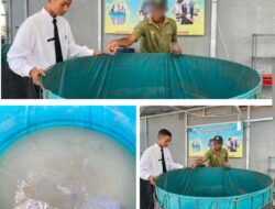 Kolam Bioflok Jadi Sarana Kemandirian Di Lapas Banjarmasin