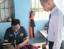 Lapas Banjarmasin Dorong Produktivitas Lewat Program Menjahit