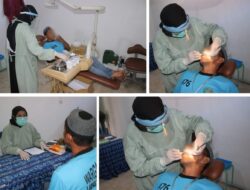 Warga Binaan Lapas Banjarmasin Antusias Jalani Pemeriksaan Gigi
