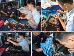 Petugas Lapas Banjarmasin Dampingi WBP Dalam Proses Menjelujur