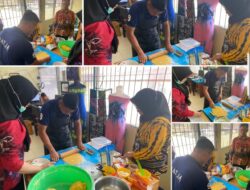 Pembuatan Kue Putri Salju Warnai Kegiatan Kemandirian Lapas Banjarmasin