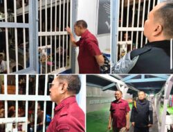 Pesan Pembinaan Disampaikan Saat Kontrol Malam Di Lapas Banjarmasin