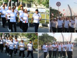 Kalapas Banjarmasin Ajak Pegawai Semarakkan Senam Dan Jalan Santai Hari Pengayoman