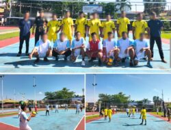 Blok Delta Menang Beruntun Di Bola Voli Grup B Lapas Banjarmasin