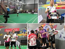 Dana Wardana Persembahkan Juara 2 Untuk Lapas Banjarmasin Dalam Ajang Badminton