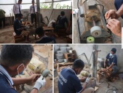 Produk Kreatif Warga Binaan Lapas Banjarmasin Berbahan Batok Kelapa