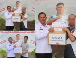 Sportivitas Warga Binaan Terlihat Dalam Lomba Bulu Tangkis Lapas Banjarmasin