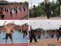 Lapas Banjarmasin Adakan Senam Pagi Sebagai Bagian Dari Pembinaan Fisik WBP