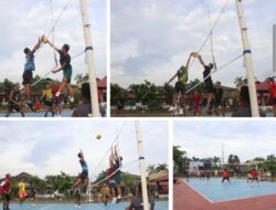 Lapas Banjarmasin Perkuat Silaturahmi Lewat Pertandingan Persahabatan Voli