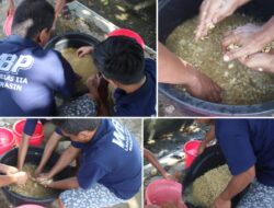 WBP Lapas Banjarmasin Diajarkan Proses Produksi Tempe