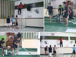 Lapas Banjarmasin Tanamkan Disiplin Dan Kebersamaan Lewat Perawatan Masjid
