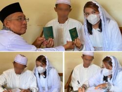 Keluarga Wbp Saksikan Langsung Momen Sakral Pernikahan Di Lapas Banjarmasin