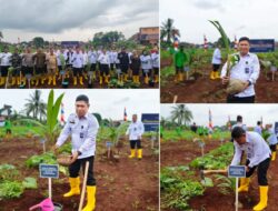 Jajaran Lapas Banjarmasin Dukung Gerakan Penghijauan Nasional