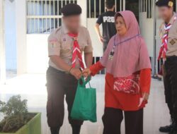 Keterlibatan Pramuka WBP Warnai Suasana Kunjungan Di Lapas Banjarmasin