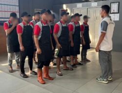 Petugas Dapur Lapas Banjarmasin Awali Hari Dengan Pemeriksaan Dan Arahan Disiplin