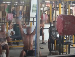 Warga Binaan Antusias Ikuti Kegiatan Fitnes Di Lapas Banjarmasin