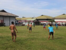 Lapas Kelas IIA Banjarmasin Hidupkan Pembinaan Jasmani Lewat Sepak Bola