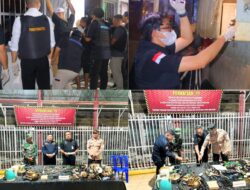 Razia Gabungan Di Lapas Banjarmasin Amankan Barang Nonpermissible Tanpa Temuan Narkoba